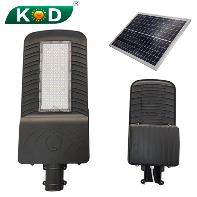 Competitive factory direct sale powered solar street light with panel and battery for sale