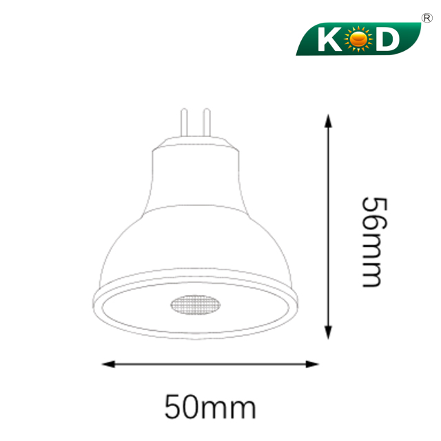 KOD-MR16-SMD6B Spot Light Driver Non-isolated white color 480LM exquisite appearance