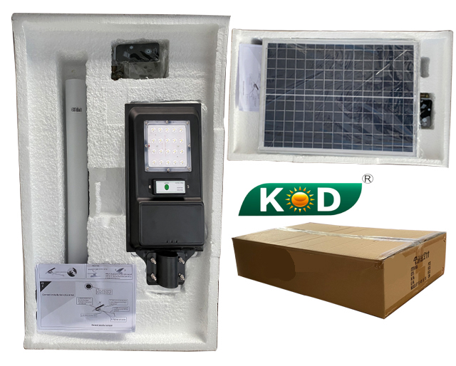 1000Lm LED Solar Street Light with Radar Induction Function and Iron Material which made in China